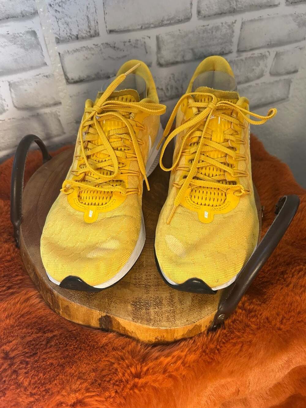 Nike Air Zoom Pegasus 36 TB Yellow and White Running Shoes